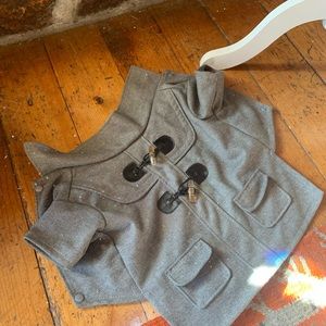 Cute Doggie tweed coat with snaps